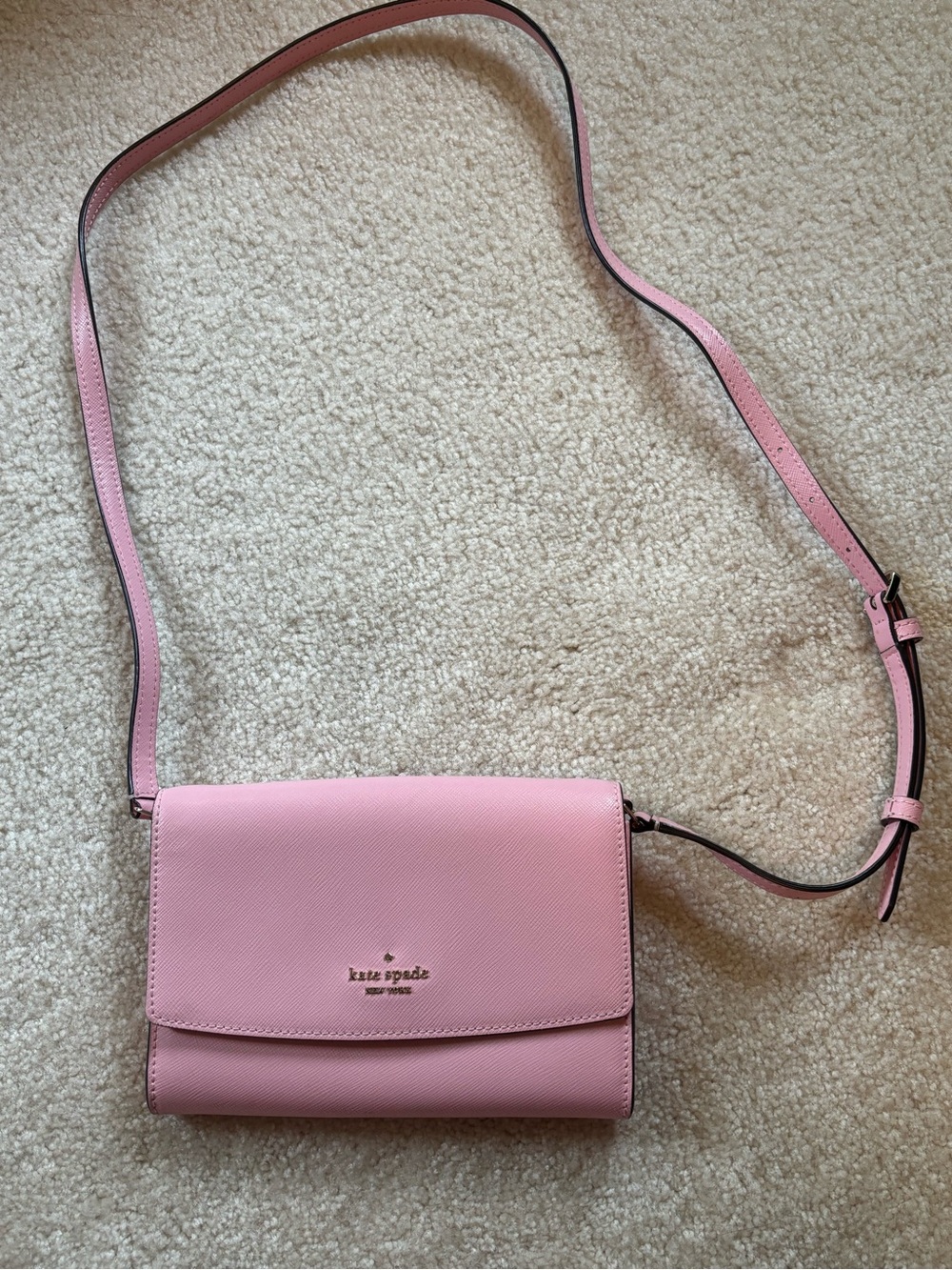 kate spade Blush Pink Leather Crossbody